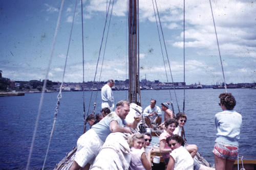 Lunch aboard EVEN slide