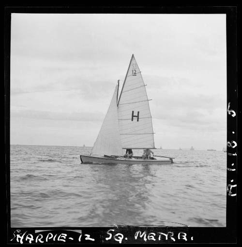 12 metre Sharpie on Sydney Harbour