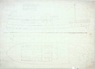 General arrangement plan of a 65 foot mission vessel