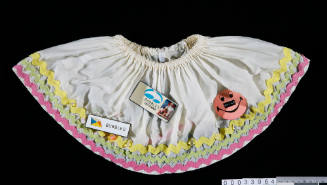 Clown suit collar worn by Marcelle Rose (Bubbles)