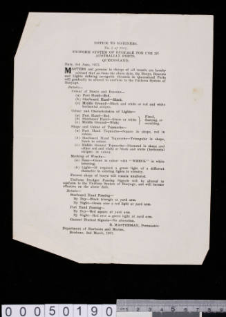 Notice to Mariners No. 2