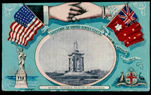 Souvenir of United States fleet's visit to Australia