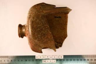 Case bottle half in pieces