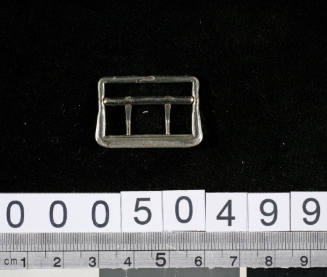 Metal belt buckle from Basil Helm's uniforms