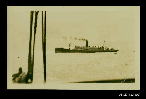 Photograph from a series depicting the sinking of the SS TAHITI