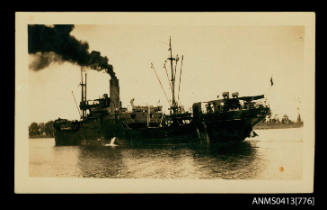 Cargo ship POOLTA at Grafton, New South Wales